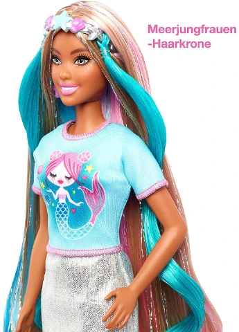 Кукла Barbie Fantasy Hair Doll, Brunette Барби Фантазийные образы Русалка и Единорог (GHN05) Mattel (255665412)