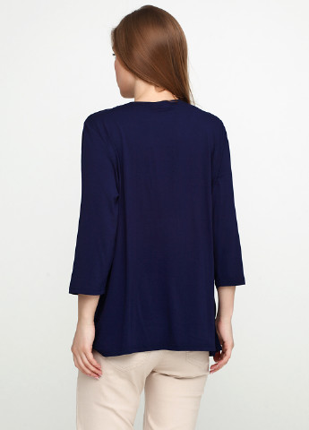 Темно-синя демісезонна блуза Paramour