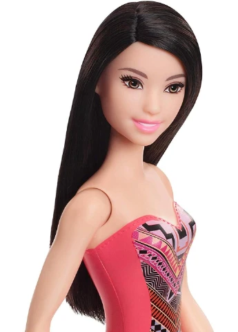 Лялька Barbie Doll Brunette Wearing Swimsuit Барбі в купальнику (GHW38) Mattel (255665668)