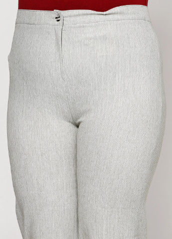 Серые кэжуал демисезонные прямые брюки Ut