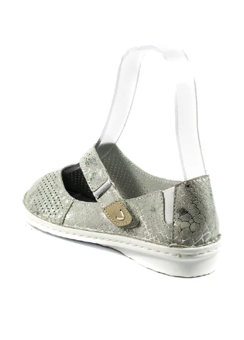 Allshoes Туфлі срібний з натуральна шкіра, китай — демісезон (130812936)