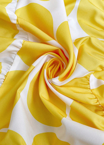 Жовтий кежуал сукня а-силует SHEIN в горошок