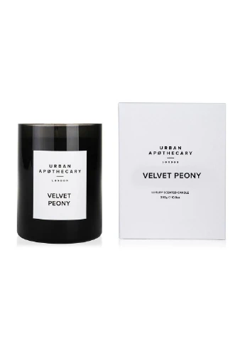 Ароматическая свеча из натурального воска Velvet peony 300 г (UALWVPC300) Urban Apothecary (227516082)
