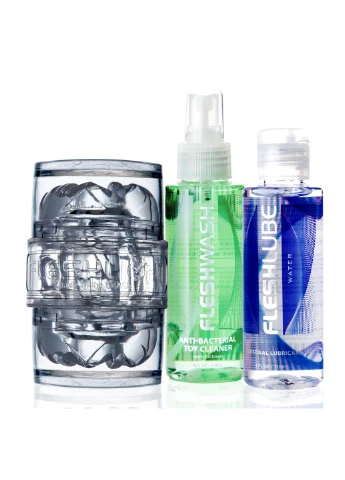 Мастурбатор Quickshot Vantage Value Pack: смазка и чистящее средство Fleshlight (254734484)