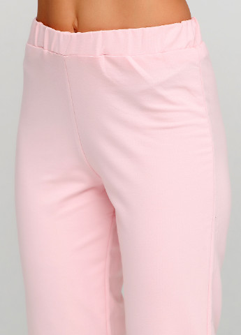Светло-розовые спортивные демисезонные пуш-ап брюки R-Yon