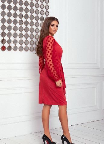 Красное вечернее платье Charm Collection однотонное
