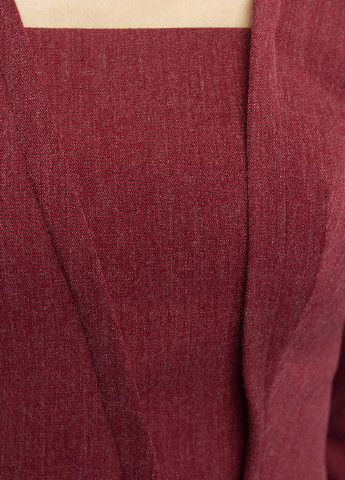 Костюм (блуза, спідниця) BGL спідничний однотонний світло-бордовий кежуал