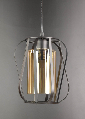 Люстра потолочная подвесная в стиле LOFT (лофт) 12699/1-br Черный 30х19х19 см. Handmade (234538440)