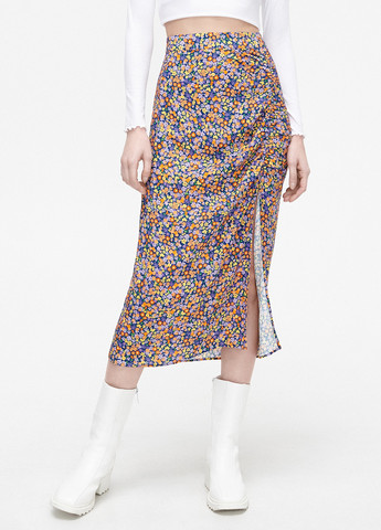 Разноцветная кэжуал цветочной расцветки юбка Cropp