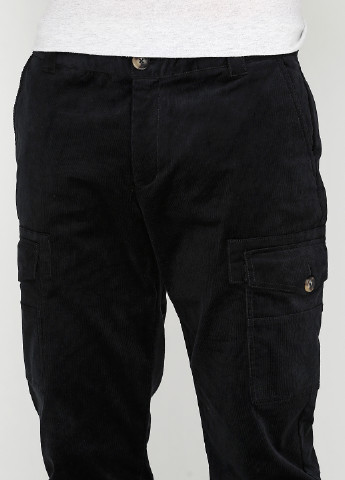 Черные кэжуал демисезонные прямые брюки Finn Flare