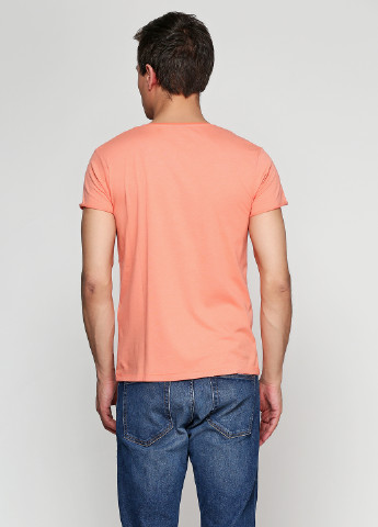 Персиковая футболка Tom Tailor