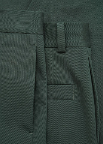 Темно-зеленые кэжуал демисезонные с высокой талией брюки Cos