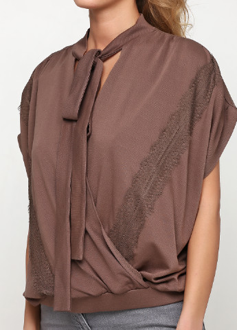 Кофейная блуза NU DENMARK