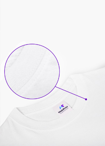 Белая демисезонная футболка детская лайк (likee) белый (9224-1034) 164 см MobiPrint