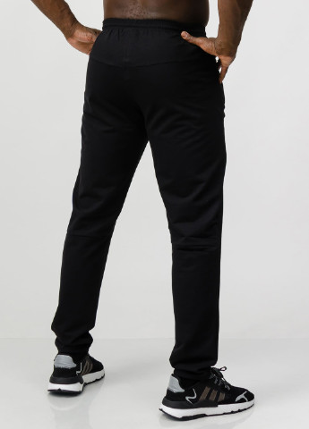 Черные спортивные демисезонные зауженные брюки SA-sport
