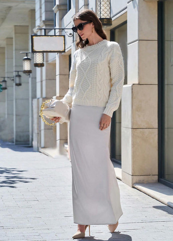 Молочный демисезонный джемпер джемпер SHEIN