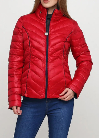 Красная демисезонная куртка женская двухсторонняя Nautica