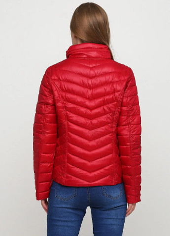Червона демісезонна куртка жіноча двостороння Nautica