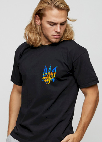 Чорна футболка чоловіча basic YAPPI