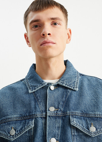 Синя демісезонна куртка C&A