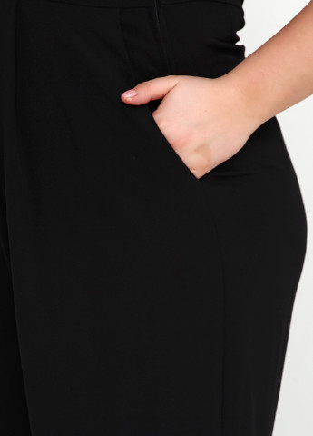 Комбинезон H&M комбинезон-брюки однотонный чёрный вечерний хлопок