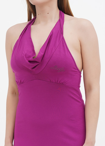 Фиолетовое кэжуал платье с открытой спиной Liu Jo однотонное