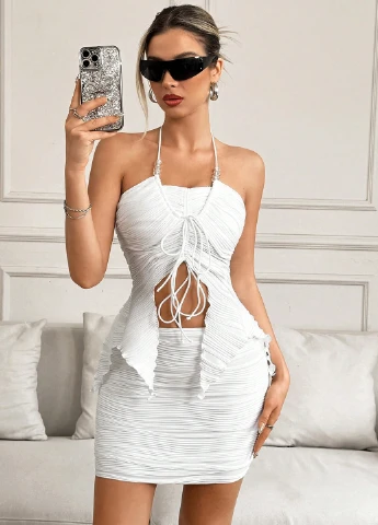 Костюм (топ, спідниця) SHEIN (325828070)