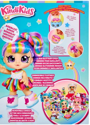 Лялька Рейнбоу Кейт SNACK TIME FRIENDS (50023) Kindi Kids Рэйнбоу Кейт SNACK TIME FRIENDS (201491366)