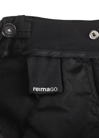 Черные кэжуал демисезонные брюки прямые Reima