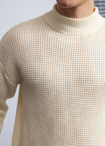 Кремовий демісезонний светр SHEIN