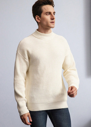 Кремовий демісезонний светр SHEIN