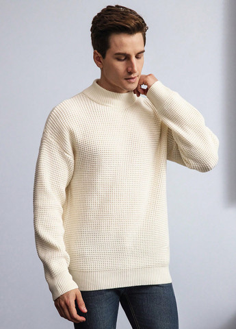 Кремовий демісезонний светр SHEIN