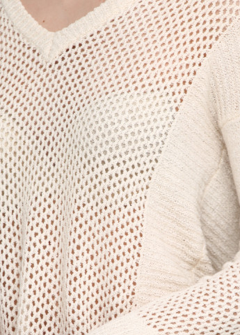 Молочный демисезонный пуловер пуловер Vero Moda