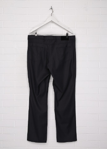 Темно-серые классические демисезонные зауженные брюки Pako Lorente