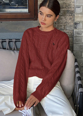 Бордовий демісезонний джемпер джемпер SHEIN