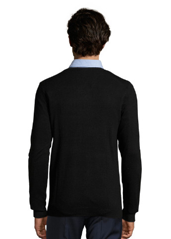 Черный демисезонный пуловер пуловер Sol's