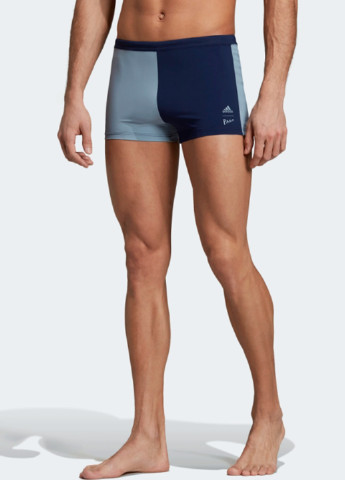 Мужские темно-синие спортивные плавки шорты adidas