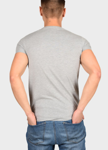 Сіра футболка чоловіча сіра розмір s AAA
