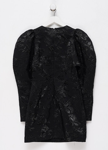 Черное коктейльное платье силуэтная & Other Stories с цветочным принтом