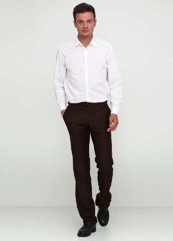 Коричневые кэжуал демисезонные со средней талией брюки Ralph Lauren