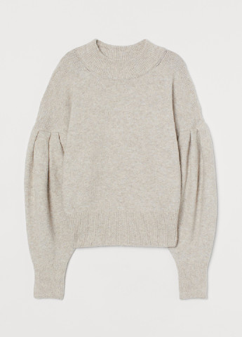 Світло бежевий зимовий светр H&M