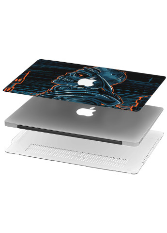 Чохол пластиковий для Apple MacBook Pro 15 A1707 / A1990 Череп Графіті (Skull Cap Jacket Graffiti) (9649-2808) MobiPrint (219124613)