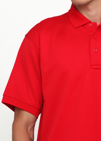 Красная футболка-поло для мужчин Elbeco-response однотонная