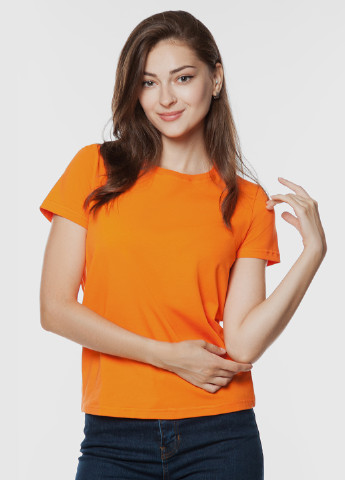 Оранжевая кэжуал футболка Arber