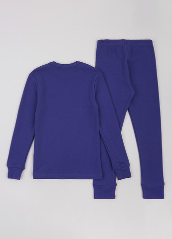 Синя всесезон піжама (лонгслів, штани) лонгслів + брюки ArDoMi