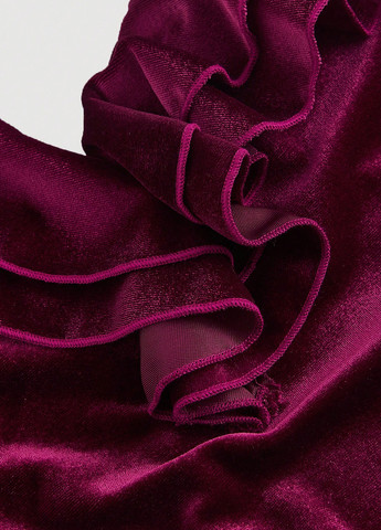 Бордовое вечернее платье с открытыми плечами, годе SHEIN однотонное