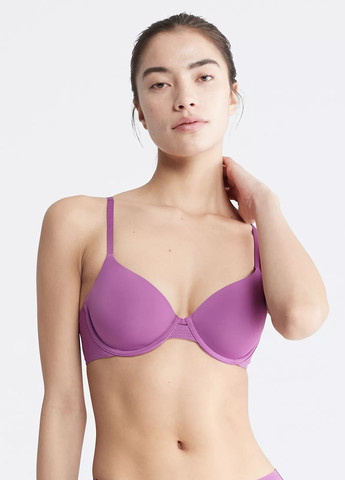 Фиолетовый демисезонный комплект (бюстгальтер, трусики) Calvin Klein