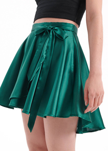 Зеленая кэжуал однотонная юбка House клешированная