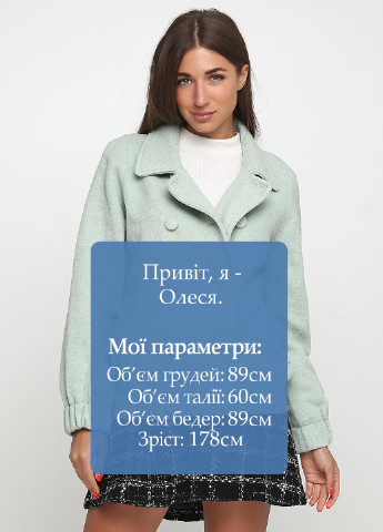 Мятная демисезонная куртка Kristina Mamedova