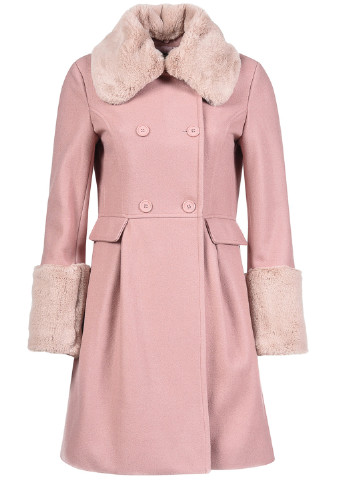 Розовое демисезонное Пальто Mangano